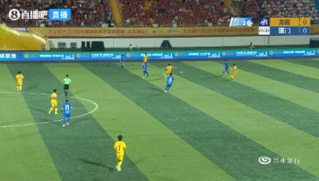 王鑫海头槌赛季第4球 厦门半场1-0领先龙岩