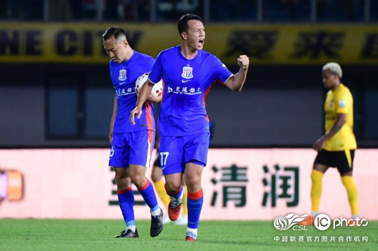 申花客场2-2逼平西海岸 朱辰杰角球头槌绝平救主