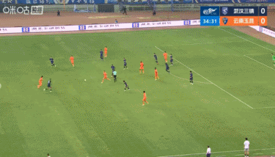 三镇1-1玉昆八轮不胜仍陷降级区 卡迪斯连续7场破门黄紫昌扳平