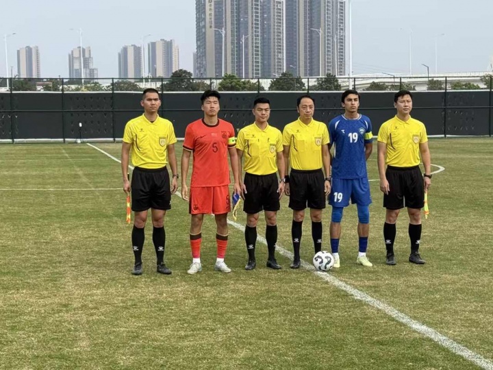 U19国青1-1乌兹别克斯坦，杨铭锐点射扳平