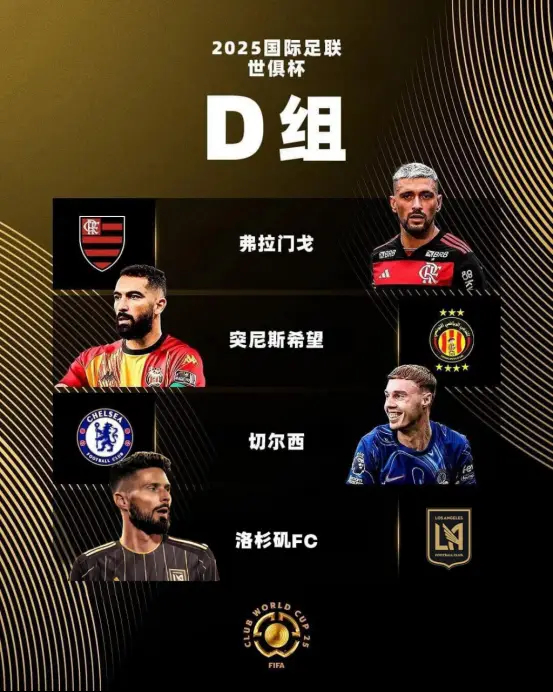 D组赔率揭晓:切尔西1.57 弗拉门戈3.25 洛杉矶7.00 D组赔率揭晓:切尔西1.57 弗拉门戈3.25 洛杉矶7.00