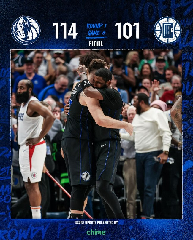 欧文30分东契奇28+13 独行侠114-101击沉快船 4-2晋级西半决