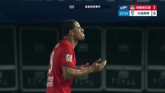 大连英博客场1-1河南升至第三 古斯塔沃破门杨铭锐替补扳平 大连英博客场1-1河南升至第三 古斯塔沃破门杨铭锐替补扳平